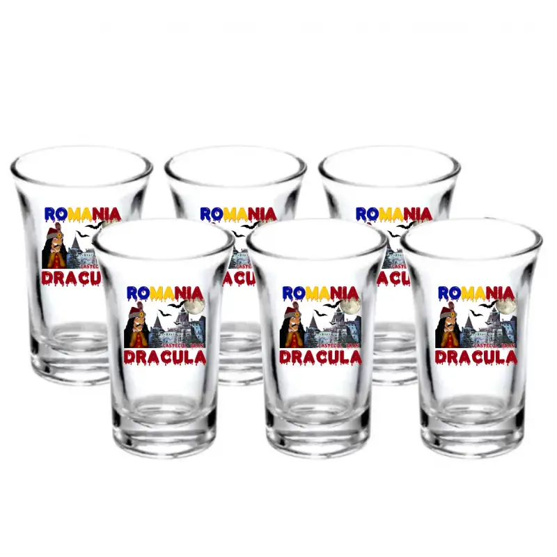 Dracula romania, set 6 pahare shout, model 58bs